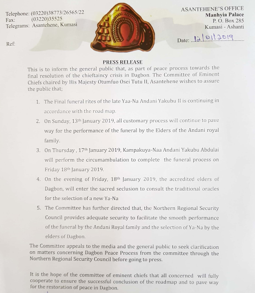 Manyia Palace Press release - EnewsGhana