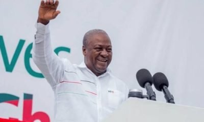 Mahama wins by 95% in provisional results