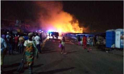 500 Asafo market traders count losses after fire sweeps shops on Easter Saturday