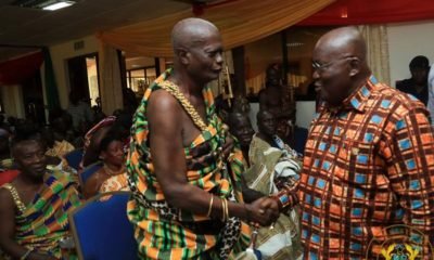 Akufo-Addo presents $20M, 8 vehicles to Western North Region