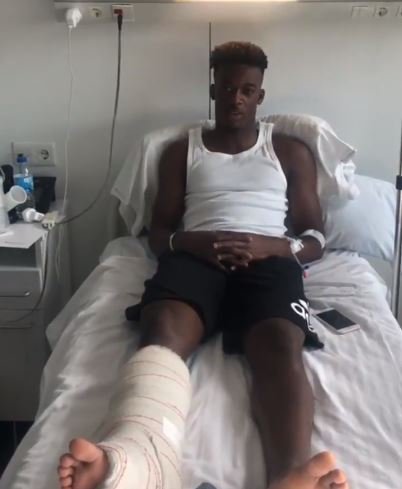 Hudson-Odoi undergoes ‘successful surgery’ after suffering a ruptured Achilles tendon