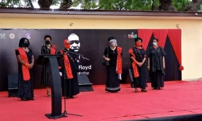 Kwame A-Plus And Afia Schwarzenegger Join Ghanaians To Blast Government For Organizing Memorial Service For George Floyd