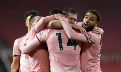 PL: Manchester United Suffer Title setback as Sheffield United claim Shock Win at Old Trafford