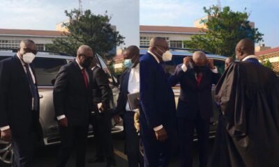 John Mahama and His Lawyers Arrive at the Supreme Court for the 2020 Election Petition Hearing