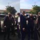 John Mahama and His Lawyers Arrive at the Supreme Court for the 2020 Election Petition Hearing