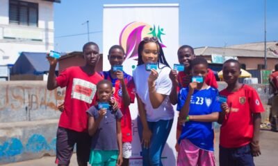 Former Miss Ghana, Stephanie Karikari Registers 1,000 Vulnerable Kids On NHIS At Jamestown