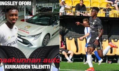 Ghanaian Footballer Kingsley Ofori Gifted Car For Emerging Player Of The Month In Finland 