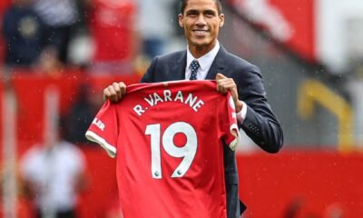 OFFICIAL: Man United Completes Raphael Varane Signing From Real Madrid