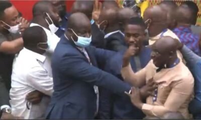Blows In Ghana's Parliament Over Controversial E-Levy Bill [VIDEO]